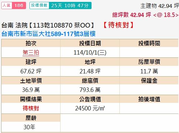台南透天法拍-2