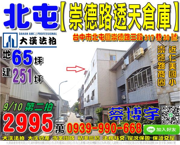 北屯崇德路法拍屋透天