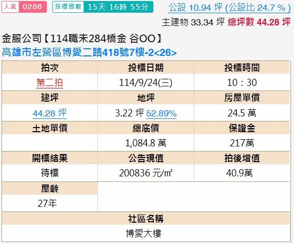 左營大樓法拍-2