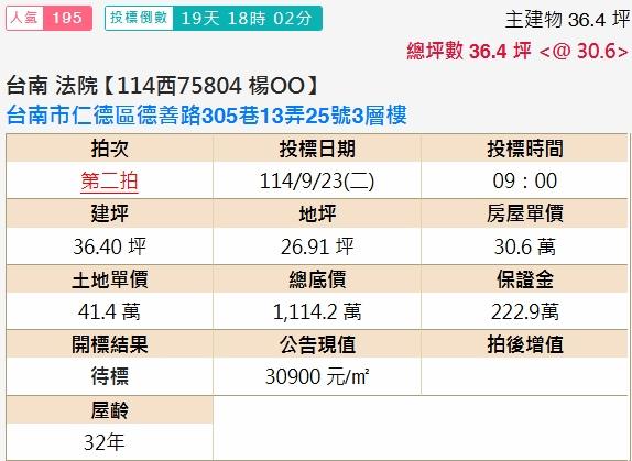 仁德法拍透天-2