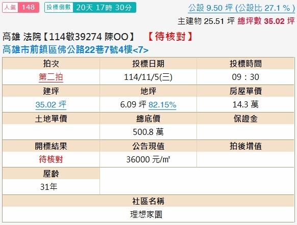 前鎮大樓法拍-2