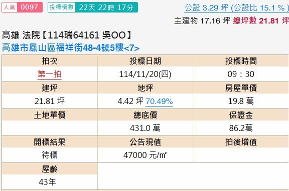 高雄法拍大樓-2