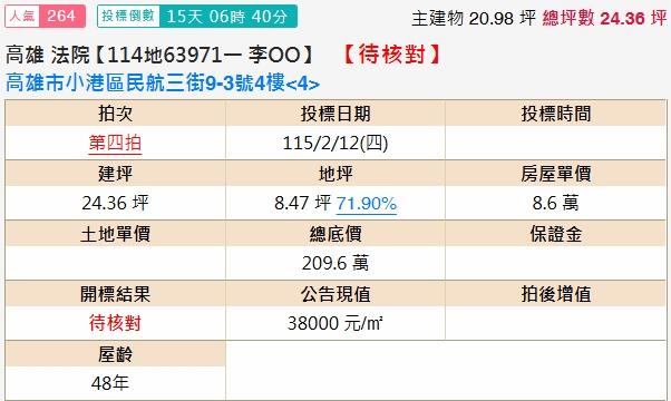 小港法拍公寓-2