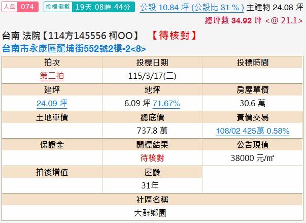 台南永康大樓拍賣-2