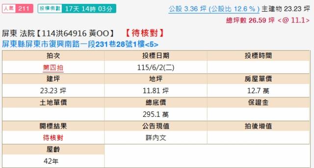 屏東屏東市公寓拍賣-2