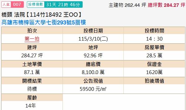 楠梓法拍別墅-2