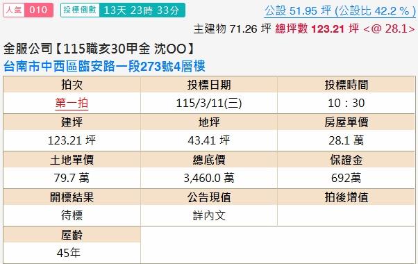 中西區透天法拍-2