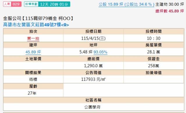 高雄法拍大樓-2
