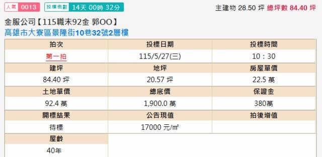 大寮透天法拍-2