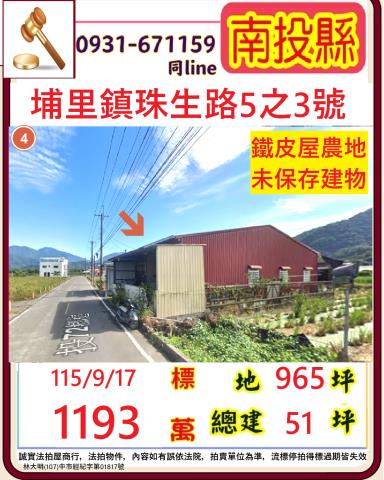 南投埔里法拍透天-1