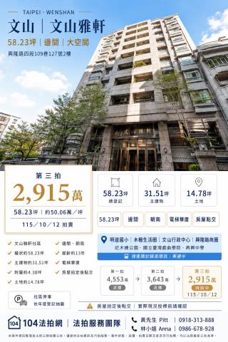 台北文山區拍賣大樓-1