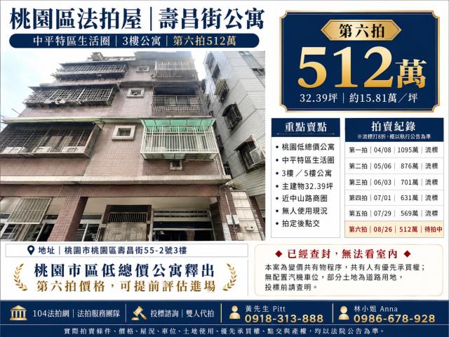 桃園公寓法拍-1