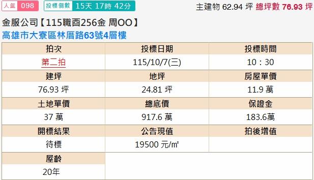 大寮拍賣透天-2