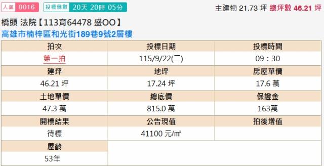 高雄透天拍賣-2