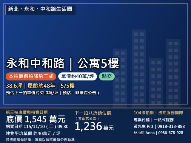新北永和法拍公寓-1
